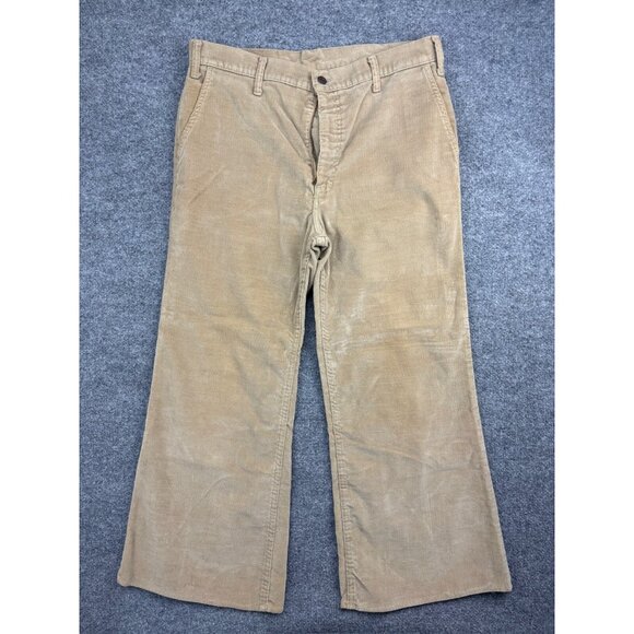 Levi's Pants - Vintage Levi's Wide Leg Flare Pants Women's W34 x L26 Corduroy High Rise Trouser